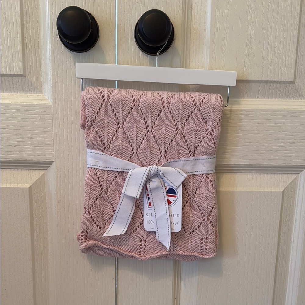 Silky Soft Pink Baby Blanket